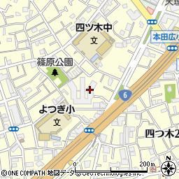 東京都葛飾区四つ木4丁目12周辺の地図