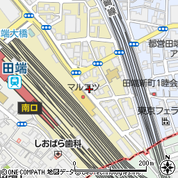 タイムズ東田端第２駐車場周辺の地図