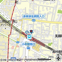 ファミリーマート小平駅北口店周辺の地図