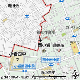 東京都江戸川区西小岩3丁目16-2周辺の地図