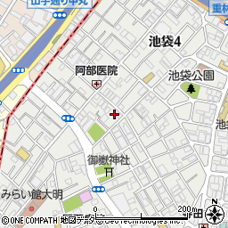 東京都豊島区池袋3丁目44-15周辺の地図