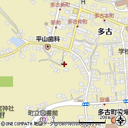 千葉県香取郡多古町多古2615-2周辺の地図