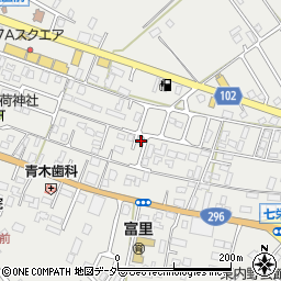 千葉県富里市七栄329-101周辺の地図