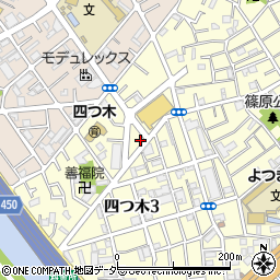 東京都葛飾区四つ木3丁目5-21周辺の地図