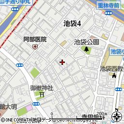 東京都豊島区池袋3丁目67-5周辺の地図