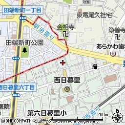 エル・アルカサル西日暮里周辺の地図