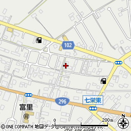 千葉県富里市七栄329-5周辺の地図