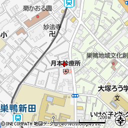 東京都豊島区西巣鴨2丁目5-2周辺の地図