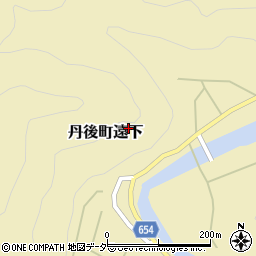 京都府京丹後市丹後町遠下周辺の地図