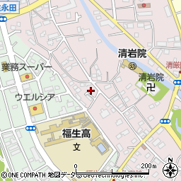 東京都福生市福生496周辺の地図