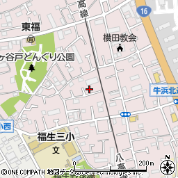 東京都福生市福生2342-5周辺の地図