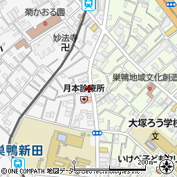 東京都豊島区西巣鴨2丁目5-1周辺の地図