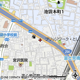 東京都豊島区池袋1丁目16-31周辺の地図