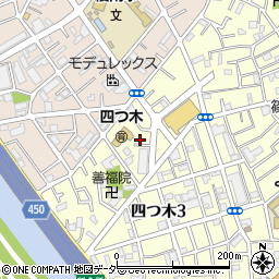 東京都葛飾区四つ木3丁目5周辺の地図