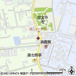 デイリーヤマザキ八本店周辺の地図