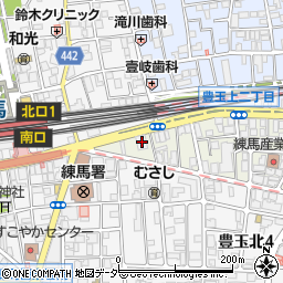 三菱ＵＦＪ銀行練馬支店周辺の地図
