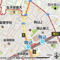 日本基督教団駒込教会周辺の地図