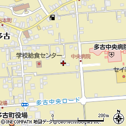 千葉県香取郡多古町多古440周辺の地図