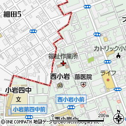 東京都江戸川区西小岩3丁目25周辺の地図