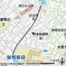 東京都豊島区西巣鴨2丁目5-13周辺の地図