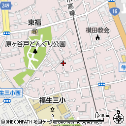 東京都福生市福生2335周辺の地図