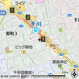 セブンイレブン豊島千川駅前店周辺の地図