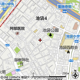 東京都豊島区池袋3丁目67-11周辺の地図