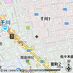 東京都豊島区要町3丁目34-2周辺の地図
