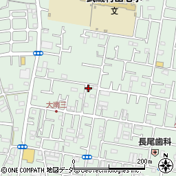 武蔵村山大南郵便局周辺の地図