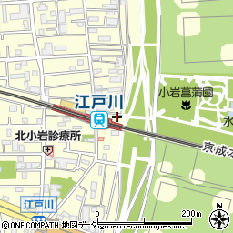 京成パーク江戸川駅前駐車場周辺の地図
