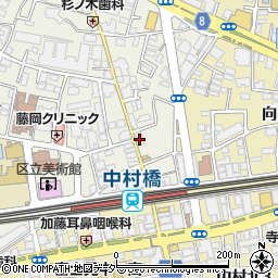 風月堂　中村橋・本店周辺の地図