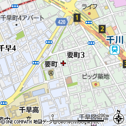 東京都豊島区要町3丁目16-6周辺の地図