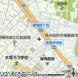 東京都豊島区巣鴨周辺の地図