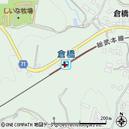 倉橋駅周辺の地図