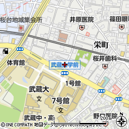 東京都練馬区栄町11-18周辺の地図