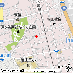 東京都福生市福生2335-3周辺の地図