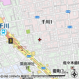東京都豊島区要町3丁目34-13周辺の地図