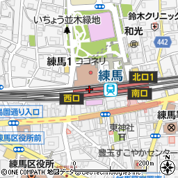 青山フラワーマーケットエミオ練馬店周辺の地図
