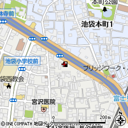 京北自動車交通株式会社　整備工場周辺の地図