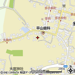 千葉県香取郡多古町多古2643-1周辺の地図