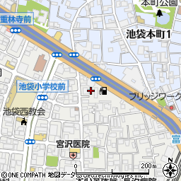 東京都豊島区池袋1丁目16-19周辺の地図