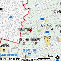 東京都江戸川区西小岩3丁目27周辺の地図