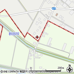 千葉県旭市秋田1257-1周辺の地図