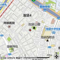 東京都豊島区池袋4丁目8-3周辺の地図