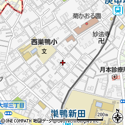 東京都豊島区西巣鴨2丁目12-4周辺の地図