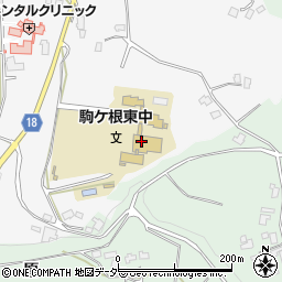 駒ヶ根市竜東学校給食センター周辺の地図