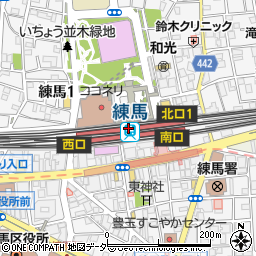 株式会社文明堂東京　西友練馬店周辺の地図
