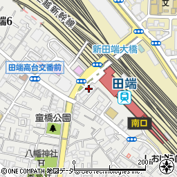 ガスト田端店周辺の地図
