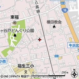 東京都福生市福生2344周辺の地図