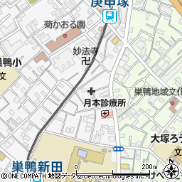 東京都豊島区西巣鴨2丁目5周辺の地図